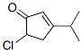 2-Cyclopenten-1-one,  5-chloro-3-(1-methylethyl)- 구조식 이미지