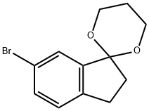 6-Bromo-1,1-(propylenedioxo)-indane Structure