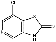 7-chlorothiazolo[4,5-c]pyridine-2-thiol 구조식 이미지