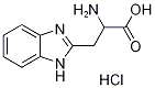 3-(1H-benzimidazol-2-yl)alanine(SALTDATA: HCl) 구조식 이미지