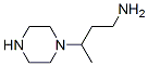 1-피페라진프로판아민,-감마-메틸-(9CI) 구조식 이미지
