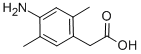 1-(4-아미노-2,5-디메틸-페닐)-아세트산 구조식 이미지