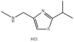 2-Изопропил-4 - [(N-метиламино) метил] тиазол гидрохлорид структурированное изображение