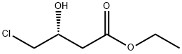 에틸(ㄲ)-(+)-4-클로로-3-하이드록시부티레이트 구조식 이미지