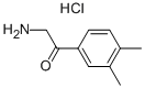 2-AMINO-3',4'-DIMETHYL-ACETOPHENONE HYDROCHLORIDE Structure