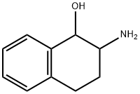 1-나프탈레놀,2-아미노-1,2,3,4-테트라하이드로- 구조식 이미지