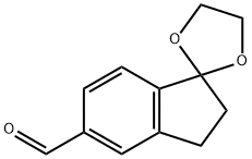 5-FORMYL-INDAN-1-ONE 1,2-ETHANEDIOL KETAL Structure