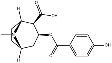 P-HYDROXYBENZOYLECGONINE Structure