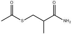 3-(Acetylsulfanyl)-2-methylpropanamide Structure