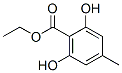 ethyl 2,6-dihydroxy-p-toluate Structure