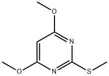 4,6-디메톡시-2-메틸티오피리미딘 구조식 이미지
