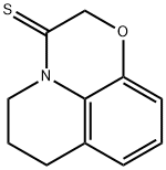 5H-Pyrido[1,2,3-de]-1,4-benzoxazine-3(2H)-thione,  6,7-dihydro- Structure