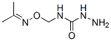 Semicarbazide,  4-[[(isopropylideneamino)oxy]methyl]-  (7CI) Structure