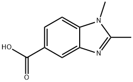 1H-Benzimidazole-5-carboxylicacid,1,2-dimethyl-(9CI) 구조식 이미지