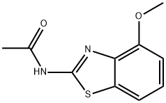 Acetamide, N-(4-methoxy-2-benzothiazolyl)- (9CI) Structure