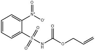 N-ALLOC-2-NITROBENZENESULFONAMIDE Structure