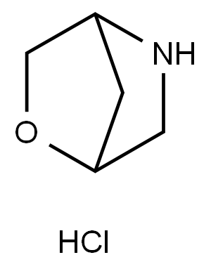 2-Oxa-5-azabicyclo[2.2.1]heptane, hydrochloride (1:1) 구조식 이미지