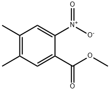 메틸4,5-다이메틸-2-니트로-벤조에이트 구조식 이미지