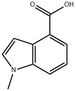 1-METHYL-1H-INDOLE-4-CARBOXYLIC ACID 구조식 이미지