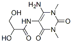 Propanamide,  N-(6-amino-1,2,3,4-tetrahydro-1,3-dimethyl-2,4-dioxo-5-pyrimidinyl)-2,3-dihydroxy- Structure