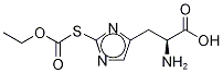 2-Mercapto-L-histidine S-Carboxylic Acid Ethyl Ester Dihydrochloride Structure