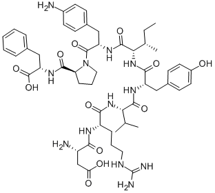 (P-AMINO-PHE6)-ANGIOTENSIN II Structure