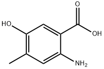 2-AMINO-5-HYDROXY-4-METHYLBENZOICACID Structure