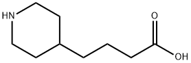 4-Piperidinebutanoic acid Structure