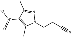 3-(3,5-dimethyl-4-nitro-1H-pyrazol-1-yl)propanenitrile 구조식 이미지
