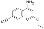 3-AMINO-3-(4-CYANOPHENYL)-2-PROPENOIC ACID ETHYL ESTER Structure