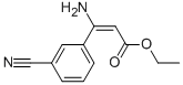 3-AMINO-3-(3-CYANOPHENYL)-2-PROPENOIC ACID ETHYL ESTER 구조식 이미지