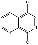 5-BROMO-8-CHLORO-1,7-NAPHTHYRIDINE(MINIMUM90%)
 구조식 이미지