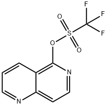 1,6-NAPHTHYRIDIN-5-YLTRIFLUOROMETHANESULFONATE
 구조식 이미지