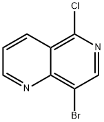 8-BROMO-5-CHLORO-1,6-NAPHTHYRIDINE
 Structure