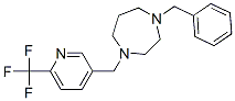 1-BENZYL-4-([6-(TRIFLUOROMETHYL)PYRIDIN-3-YL]METHYL)-1,4-DIAZEPANE 구조식 이미지