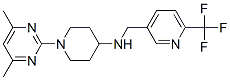 1-(4,6-DIMETHYLPYRIMIDIN-2-YL)-N-([6-(TRIFLUOROMETHYL)PYRIDIN-3-YL]METHYL)PIPERIDIN-4-AMINE Structure