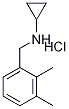 3-diMethylbenzyl)cyclopropanaMine hydrochloride Structure