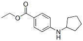 ETHYL 4-(CYCLOPENTYLAMINO)BENZOATE Structure