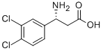 (R)-3-AMINO-3-(3,4-DICHLORO-PHENYL)-PROPIONIC ACID 구조식 이미지