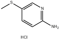 5-(Methylthio)pyridin-2-aMine Hydrochloride Structure