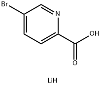 LITHIUM 5-BROMO-PYRIDINE-2-CARBOXYLATE 구조식 이미지