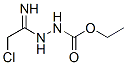 Hydrazinecarboxylic  acid,  2-(2-chloro-1-iminoethyl)-,  ethyl  ester  (9CI) Structure