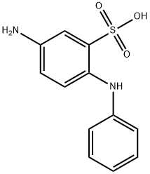4-Aminodiphenyamine-2-sulfonic acid Structure