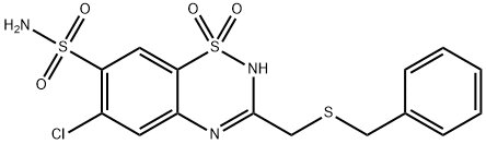 BENZTHIAZIDE 구조식 이미지