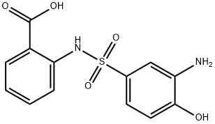 91-35-0 2-[[(3-Amino-4-hydroxyphenyl)sulphonyl]amino]benzoic acid