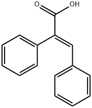 alpha-Phenylcinnamic acid 구조식 이미지