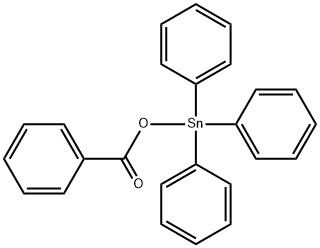Benzoic acid triphenyltin Structure