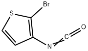 2-브로모-3-이소시아네이토티오펜 구조식 이미지