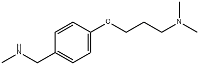 4-[3-(Dimethylamino)propoxy]-N-methylbenzylamine Structure