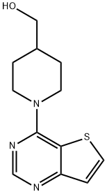 4-[4-(Hydroxymethyl)piperidin-1-yl]thieno[3,2-d]pyrimidine 구조식 이미지